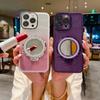 Makeup Mirror Phone Case For POCO X3 NFC X5 X6 M3 M4 M5 M6 F5 Pro 5G 4G C31 C61 C65 Gradient Glitter Ring Stand Magnetic Cover