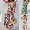 2025 New Women's Fashion Elegant Dress Spring and Summer Printed Slim Waist Trend Loose and Comfortable Dress