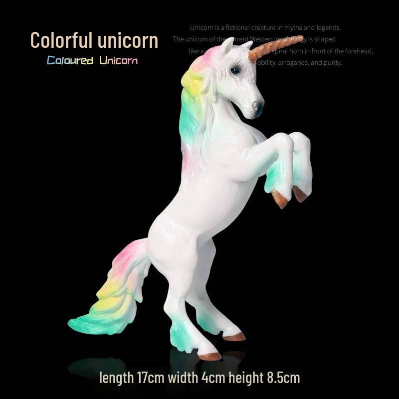European Pegasus & Unicorn Figurine - Mythical Magic Creature Model