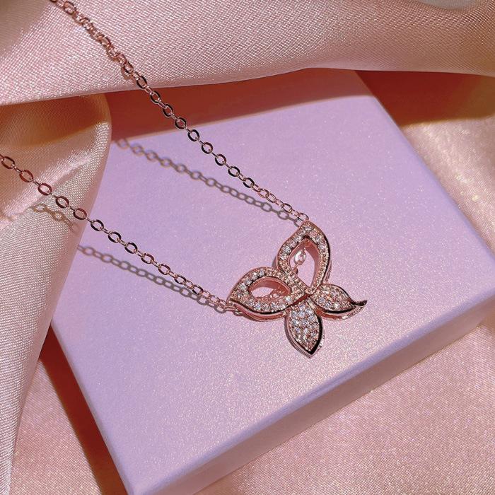 Европейская и Северная мода кулон бабочка кольцо браслет бабочка комплект новинка весна танец бабочек