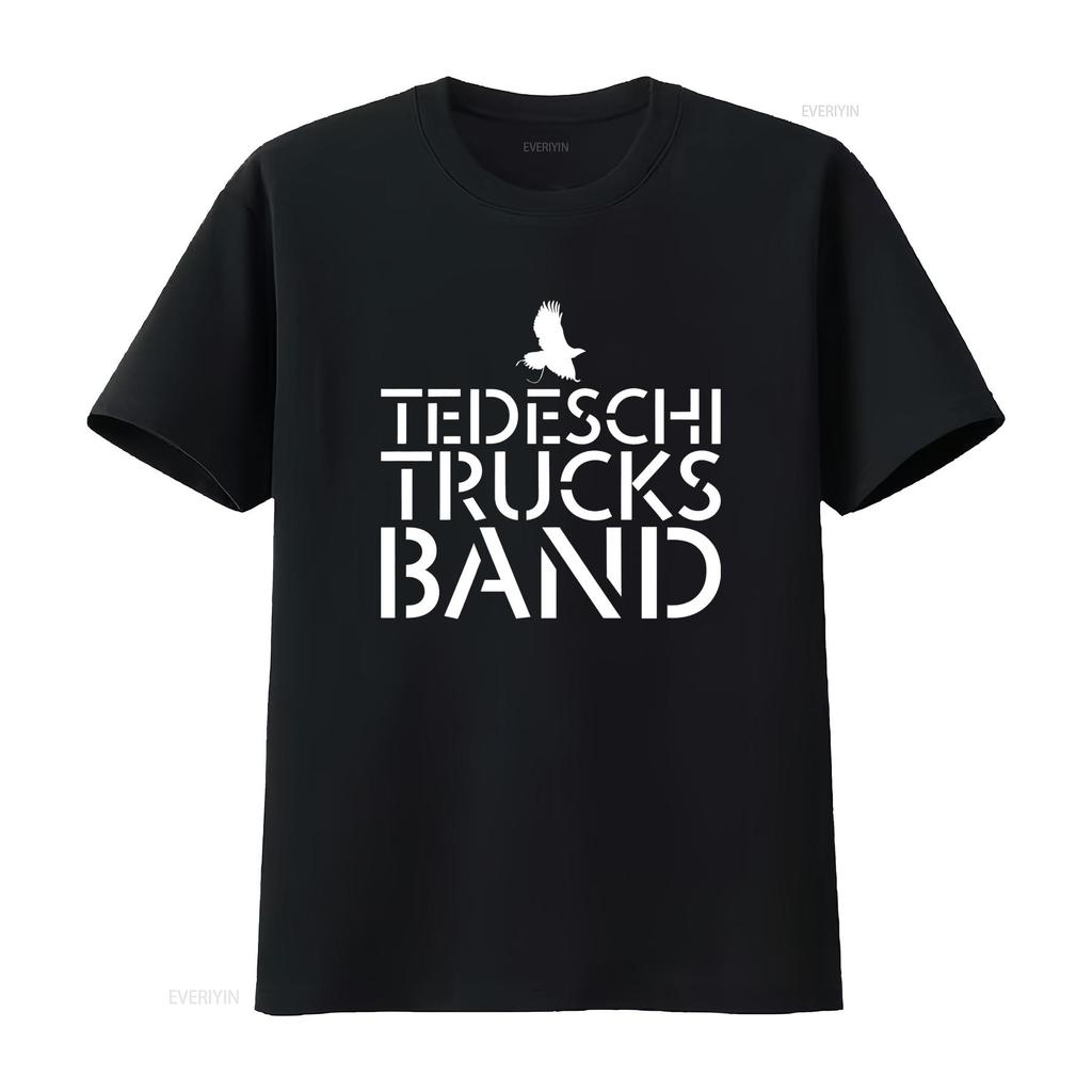 Футболка Tedeschi Trucks Band Все размеры S 5XL Идеальный винтажный стиранный топ для повседневной носки Повседневная мужская дизайнерская одежда