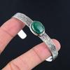Сердечная чакра Грушевидный малахит Драгоценный камень 925 Стерлинговое серебро День рождения Сестра Браслет