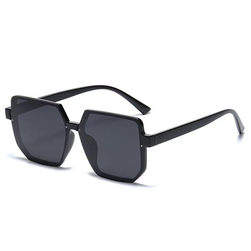 Big Frame Vintage Square Sunglasses Women Men Fashion Brand Sun Glasses Goggle Eyewear Polygon Sunglasses
