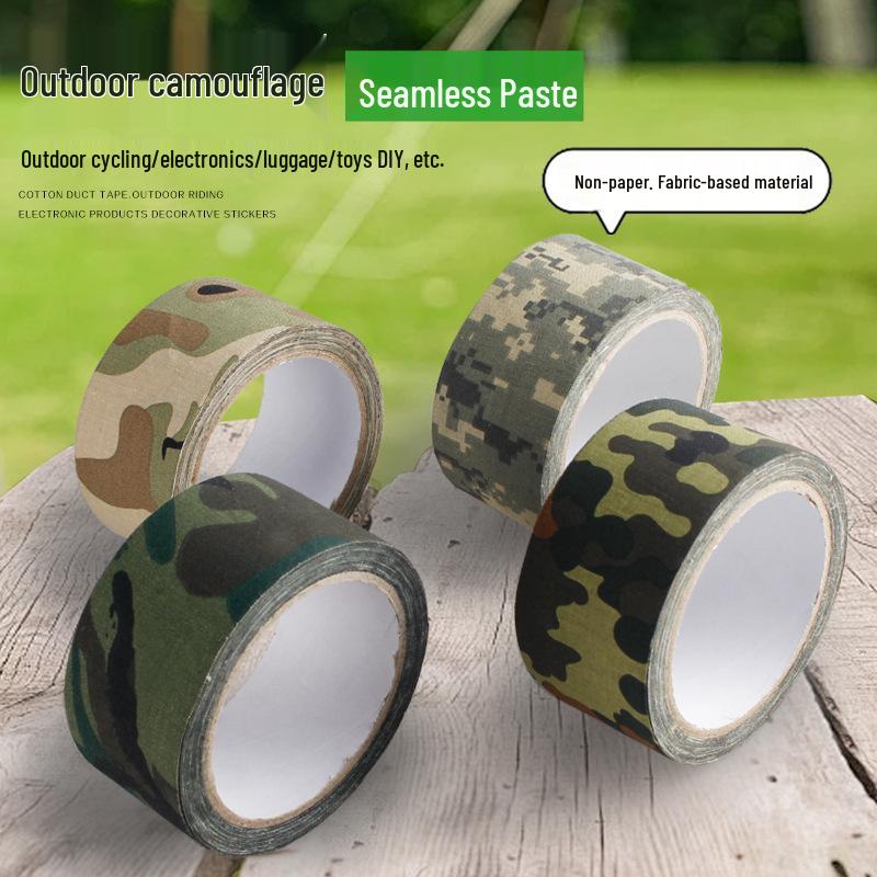 High Viscosity Bionic Camouflage Tape - Self-Adhesive Cloth for Motorcycle Decoration & Outdoor Use