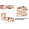 54PCS Wooden Stack High Game Blocks Toy Classic Balance Brain Game Toy Intelligence Educational Toys for Kids Children Boy Gift