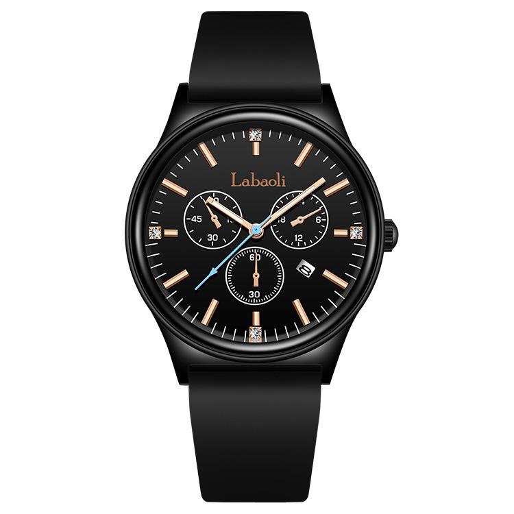 New Fashion Big Dial Silicone Women's Watch Luminous Calendar