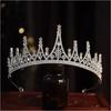 Bridal Crown Baroque Drop Diamond Princess Birthday Crown Performance Tiara Wedding Dress Accessories