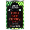 Urban Platter Thai Red Curry Base, 400ml (A Fusion of Aromatic Thai Herbs & Spices with Coconut Milk, Instantly Ready To Eat In 5 Mins)