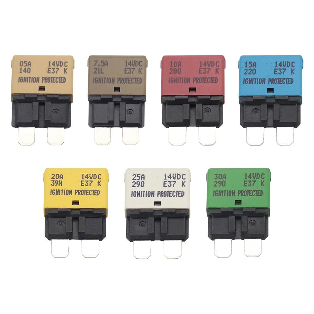 Автоматический выключатель 12 В с самовозвратом, многоразовые предохранители, выключатели с комплектом держателя предохранителя для