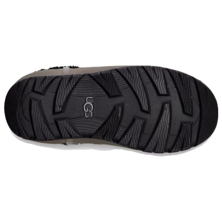 UGG Короткие женские сапоги с круглым носком, серые 1132070-BLK