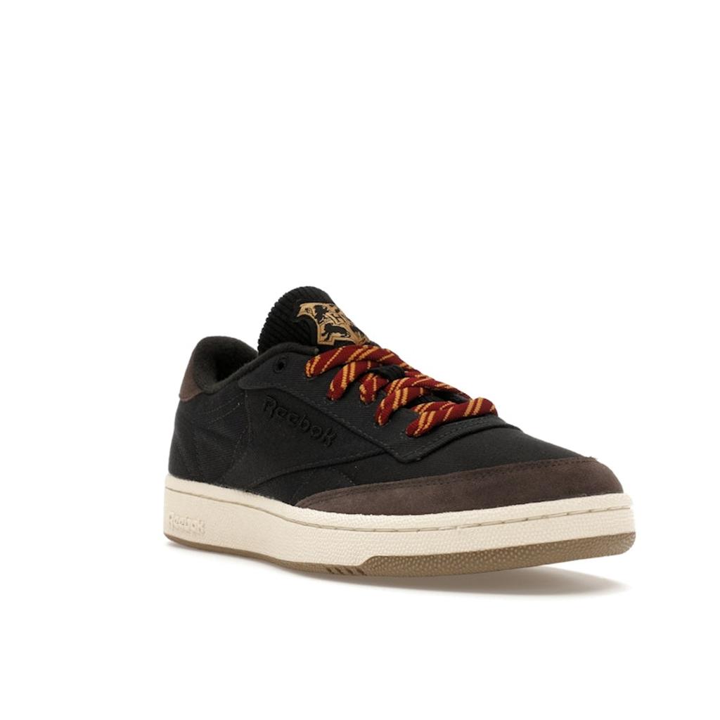 Harry Potter X Reebok Club C 85 Hogwarts Uniform Men Sneakers Black Night-Black Terra-Brown 100073152