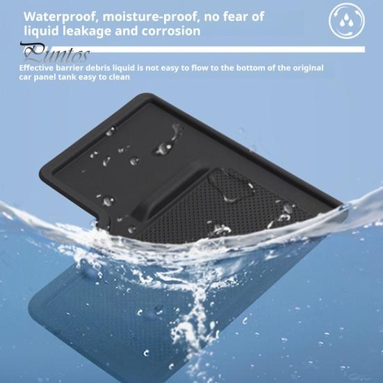 Защитный коврик для беспроводной зарядки центральной консоли, износостойкий, нескользящий, водонепроницаемый, для центральной консоли Toyota Prado 2024-2025