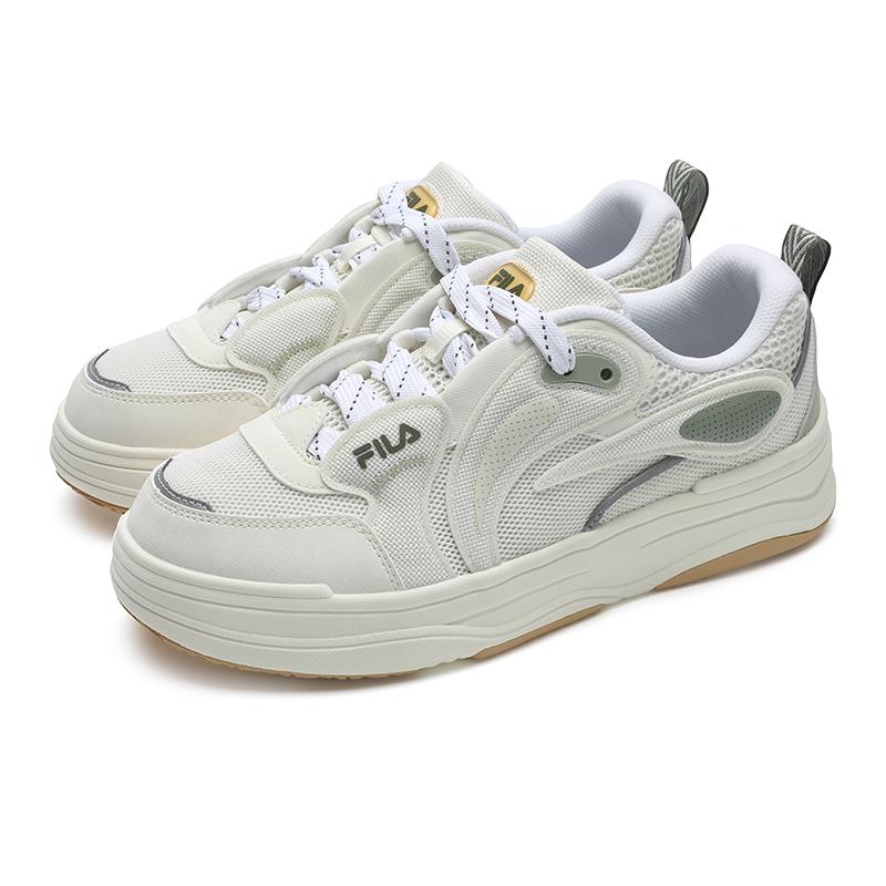 Fila Vibe Fashion Versatile Simple Trendy Comfortable Durable Breathable Low-Top Skate Shoes Men Sneaker Off-White F12M522212FCA