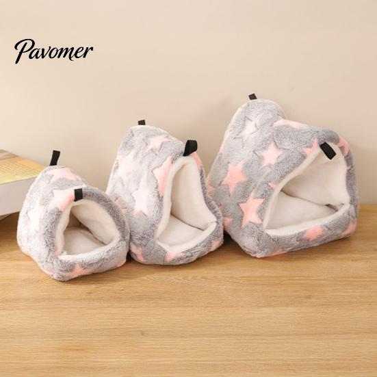 Hanging Hammock for Parrots Flannel Parrot Bed, Warm Plush Hammock, Cozy Winter Hideout Bird Sleeping Nest Cage Accessory Small Birds Hamsters