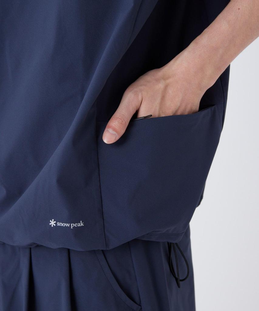 ComfortFlex Короткий Размер M [Snow Peak] Футболка CS-26SU014 Футболка, Рукав, Мужская/Женская, ЧЕРНЫЙ,