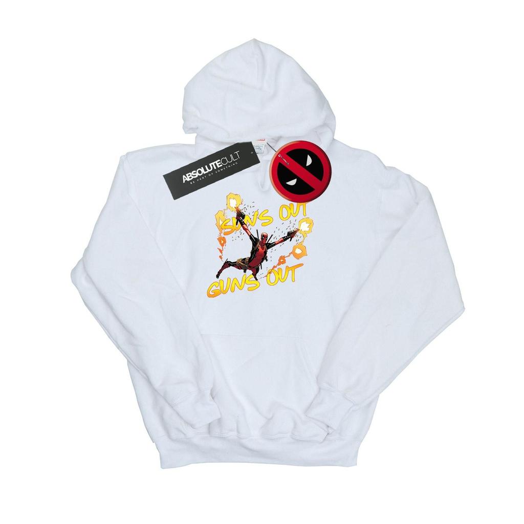 Marvel Womens/Ladies Deadpool Sun´s Out Guns Out Hoodie