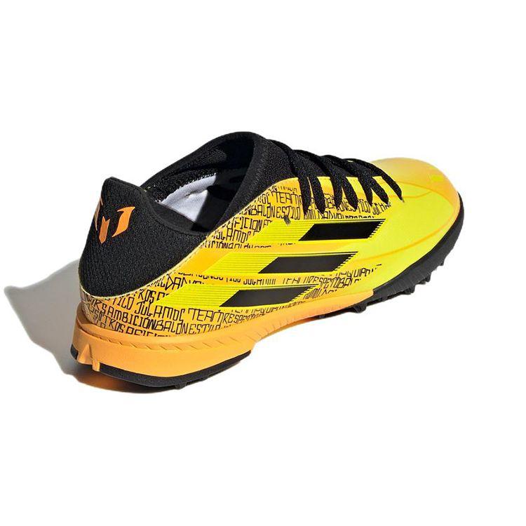 Adidas X Speedflow.3 TF J Solar Gold Ярко-желтые детские кроссовки Core-Black GW7424