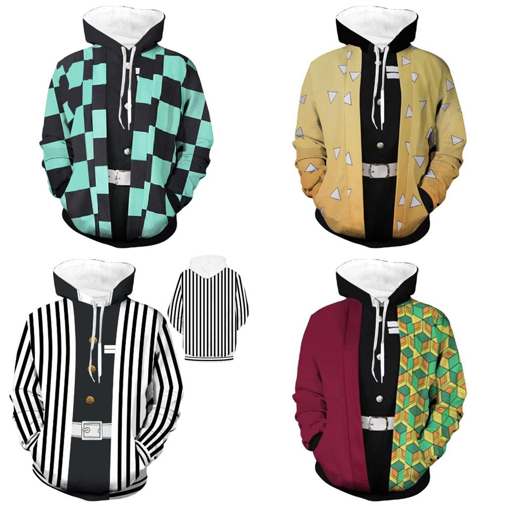 Худи 3D Slayer Kimetsu No Yaiba из удобного мягкого материала**