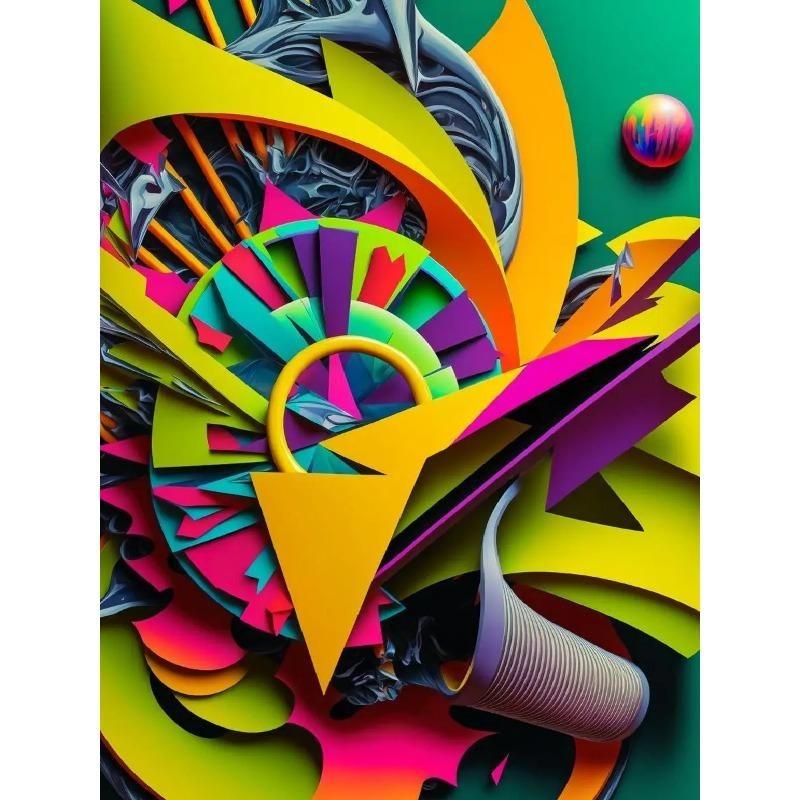 Nordic Abstract Geometric Canvas Prints Modern Aesthetic Wall Art for Living Room Gallery Decor