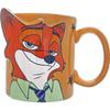 Disney Zootopia Love Mug Pair Nick Judy, 300ml, Blue/Orange, SAN4745
