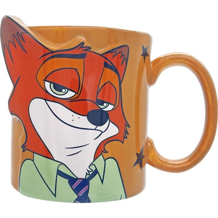Disney Zootopia Love Mug Pair Nick Judy, 300ml, Blue/Orange, SAN4745