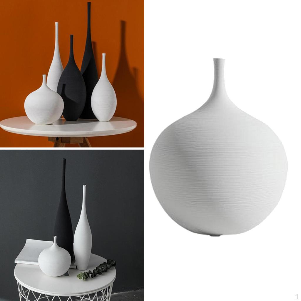 Керамические Вазы для Цветов, Декоративная Ваза-Бутон, Центральные Элементы для Домашнего Декора, Вазы для Полки, Каминной Полки