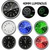 Car Quartz Clock Mini Electronic Clock Waterproof Mini Watch Bicycle Motorcycle Watch Auto Car Clock Dashboard Clock 40mm/43mm