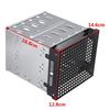 5 Slots 3.5inch HDD Case SATA SAS HDD Cage Rack Hard Driver Tray Caddy with Fan Space HDD Hard Drive Case Rack