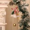 025 Christmas Bell Pendant Christmas Tree Decor Mini Handwoven Pendant