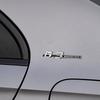 EJG4   1PCS 3D ABS Car Side Fender Emblem Decoration Sticker Auto Modification Accessories for Mercedes Benz 3.2 5.5 6.3 6.5 AMG Badge