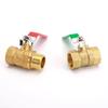 Copper Ball Valve with 1/2" Female Thread and 19mm Hose Barb