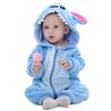 Children's Animal One-piece Romper Baby Plus Size Warm Romper Baby Flannel Romper Jumpsuit