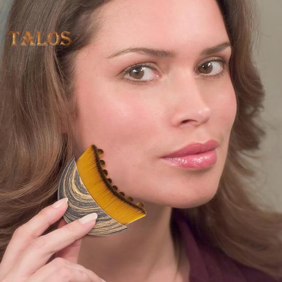 Многофункциональная щетка для лица с мягкой щетиной для контурирования линии подбородка и уменьшения отечности