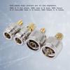4PCS SMA To N Adapter N MaleFemale To SMA FemaleMale RF Coaxial Adapter Connector