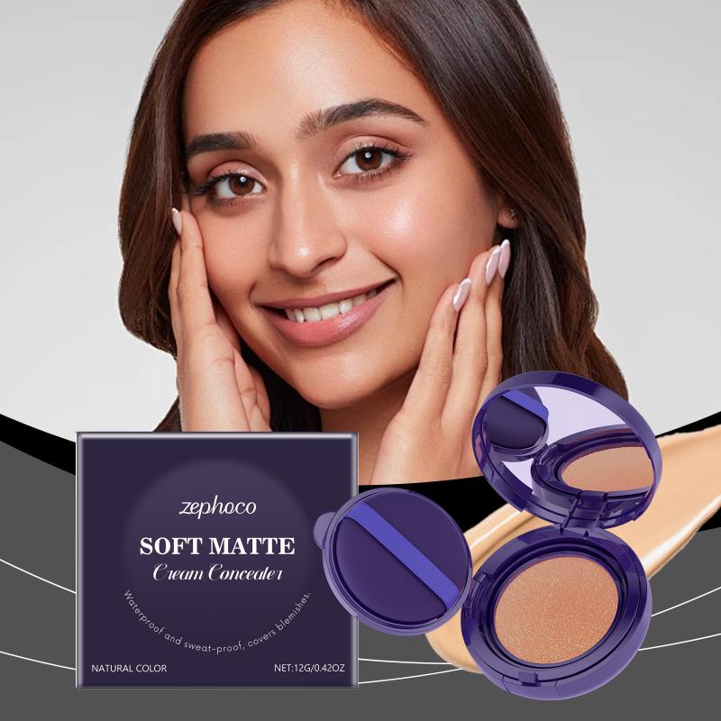 Hydrating And Concealing Cushion Foundation Moisturizes Provides Long-Lasting Wear Covers Skin Imperfections