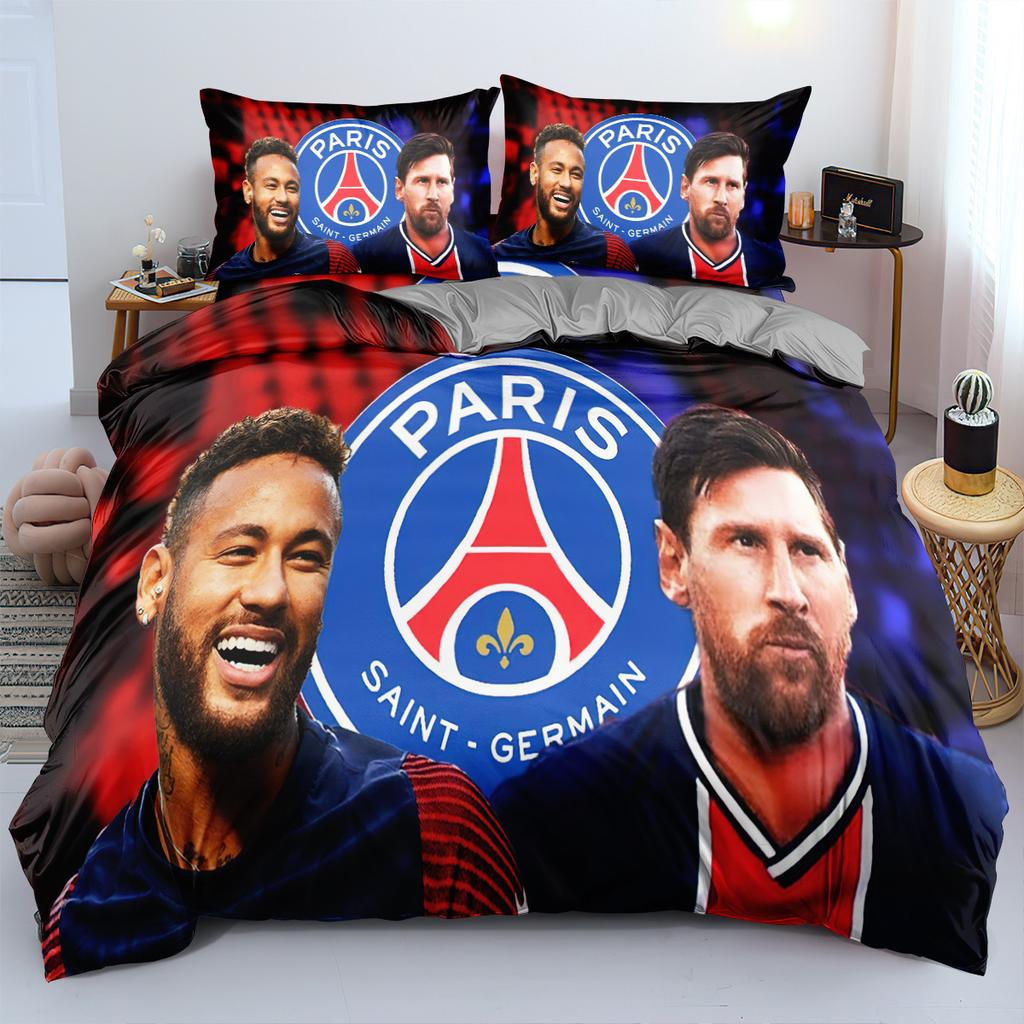 World Cup Star Bedding Three-Piece Set 90-120G Abrasive Cloth 3D Digital Printing