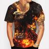 American Eagle Graphics T-Shirt For Men 3D Print Tees Animal Camisetas Pattern Short Sleeve Tops Summer Casual Men's Clothing