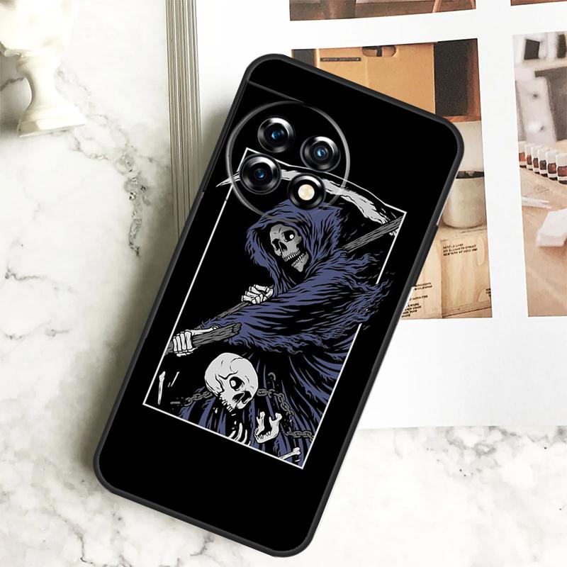 Чехол Таро Смерть для OnePlus 12 12R 11 9 10 Pro 10R 9R 8T 10T Nord CE 2 3 Lite 2T CE4 N10 N20 N30