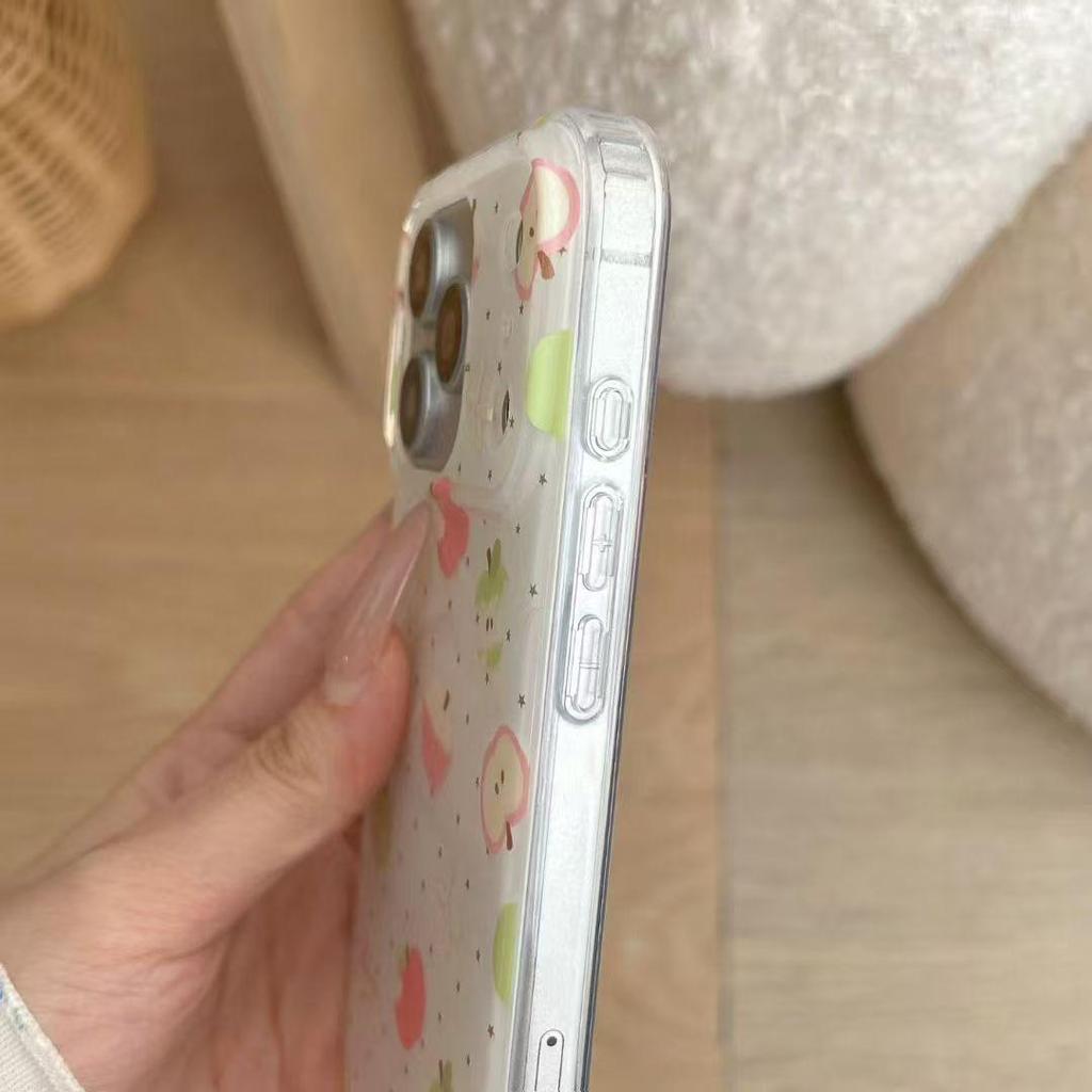 Двухслойный чехол IMD для iPhone 17 Pro Max - Стиль Apple Star Fresh для девушек
