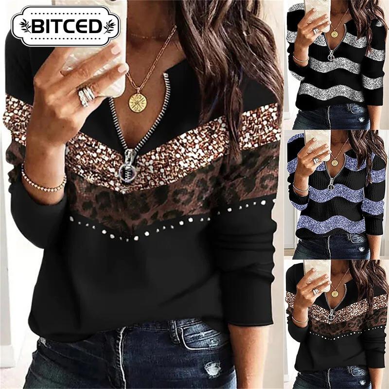BITCED Женские модные повседневные худи и свитшоты с длинным рукавом