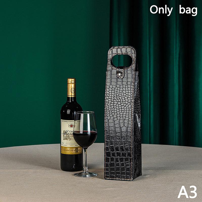 Подарочный пакет для вина, многоразовая кожаная сумка для вина, двухслойная сумка для шампанского, пива, подарочные пакеты для переноски на день рождения, девичник
