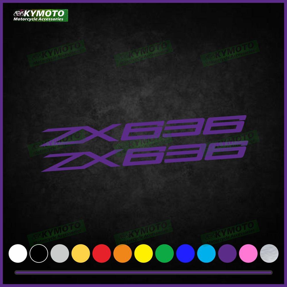 Для мотоцикла ZX636 ZX-636 аксессуары наклейки decoration fairing шлем топливный бак логотип двигателя светоотражающая водонепроницаемая наклейка