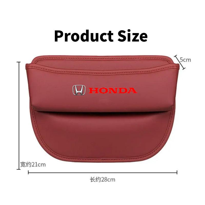 Для Honda Civic Accord CRV HRV Fit Jazz City Odyssey Автомобильный Прошитый Кожаный Ящик для Хранения в Щели Сиденья Автоаксессуары