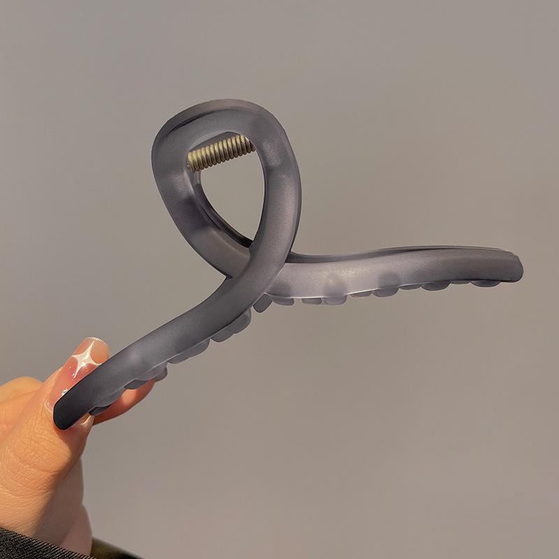 Матовые большие когти для волос, акриловые прозрачные заколки для волос, заколки в виде крабов, заколки для волос, головные уборы для женщин и девочек, корейские аксессуары для волос