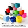 For Better Life 1Pc 6.5cm Soft Silicone Cup Bottom Sheath Protector Sleeve For Glass Water Tea Bottle Anti Damage Accessories