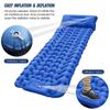 Camping Sleeping Pad Inflatable Waterproof Sleeping Pad with Built-in Pump, Foot Operated Ultra Thick Durable Ultra Light Air Cushion