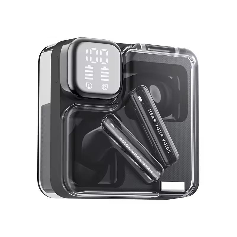 QCY MeloBuds Neo беспроводные наушники Bluetooth 5.3 светодиодный цифровой дисплей прозрачные наушники