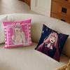 Аниме Меха 02 Зеро Ту D-Darling In The F-Franxx Наволочка Подушка Защита от пылевых клещей Декор Гостиной Дивана Подушка Комната