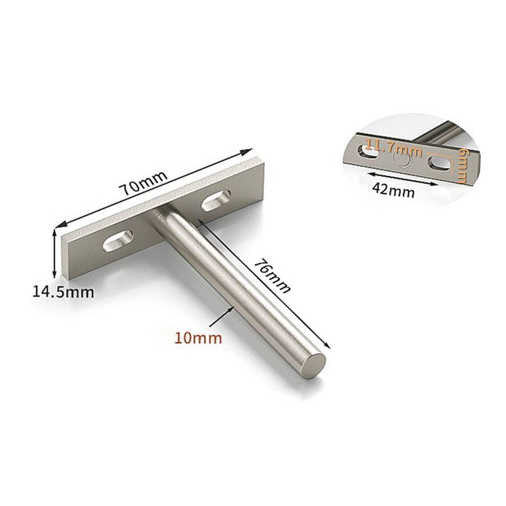 Heavy Duty Floating Shelf Brackets Metal Wall Shelf Support Replacement Shelving Brackets