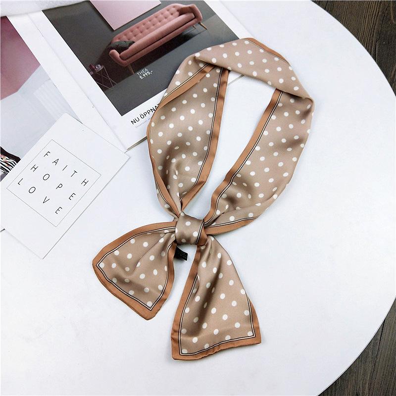 Pingjiao новый стиль весна и осень профессиональное украшение универсальный маленький шелковый шарф женский шарф узкий длинный ремень для волос галстук сумка пояс